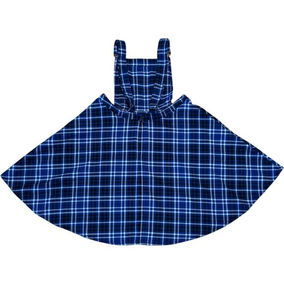 Harry Potter Ravenclaw Plaid blue black Skirtall Adjustable straps Hot topic M - Picture 6 of 16